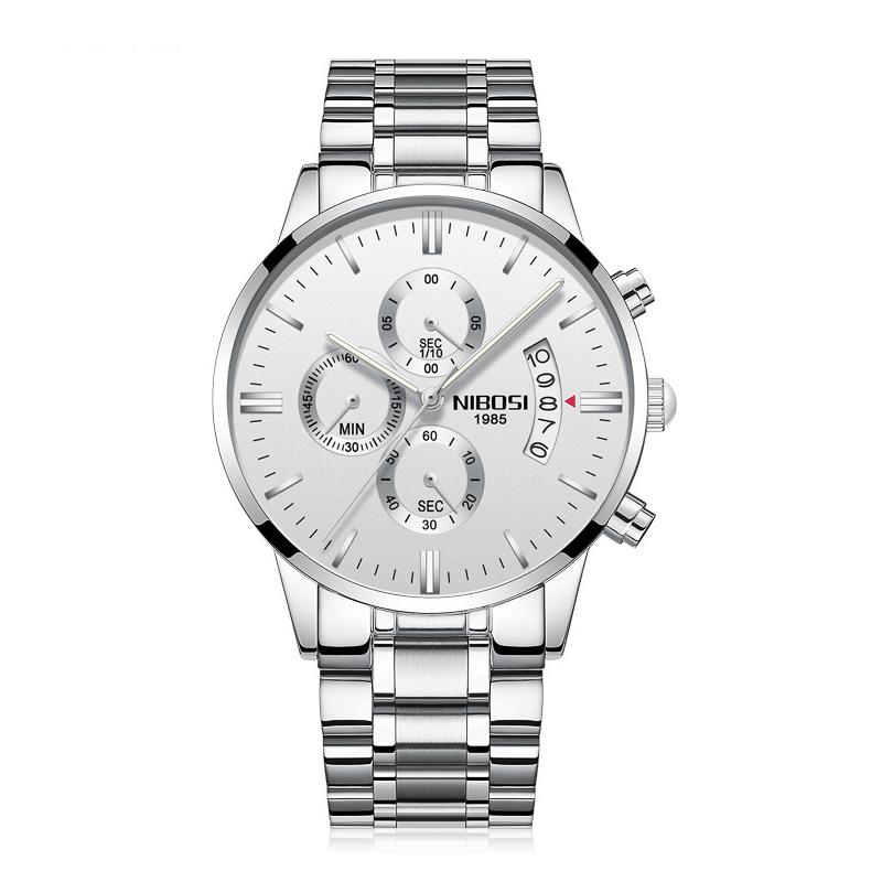Wristwatches Men Watches Waterproof Stainless Steel Quartz Watch Male Chronograph Military Clock Wrist Relogio Masculino
Wristwatches Men Watches Waterproof Stainless Steel Quartz Watch Male Chronograph Military Clock Wrist Relogio Masculino