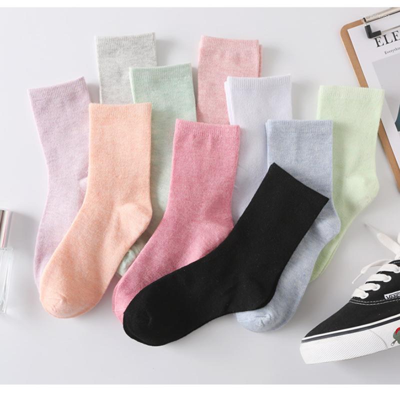 Women Socks 5 Pairs Lot Youth Girls Cotton Sports Solid Color Tube Running Comfortable Summer Female, 5 pairs mix color
Women Socks 5 Pairs Lot Youth Girls Cotton Sports Solid Color Tube Running Comfortable Summer Female, 5 pairs mix color