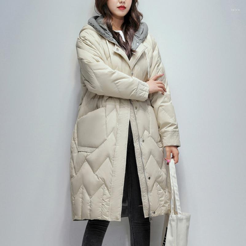 Women' Down ZCWXM Winter Women Coat Casual Loose 90% White Duck Jacket Zipper Pocket Female Feather Long Parkas Warm Outwear, Beige
Women' Down ZCWXM Winter Women Coat Casual Loose 90% White Duck Jacket Zipper Pocket Female Feather Long Parkas Warm Outwear, Beige
