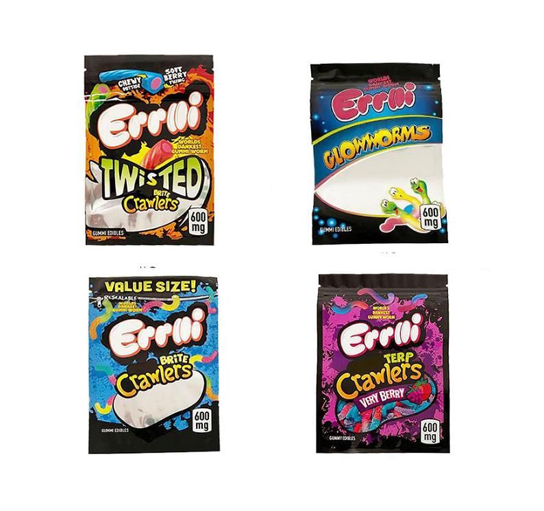 packaging bags Errlli Sour terp Crawlers bites 600mg Gummy Edibles mylar bag 500mg hashtag honey Smell proof california
packaging bags Errlli Sour terp Crawlers bites 600mg Gummy Edibles mylar bag 500mg hashtag honey Smell proof california