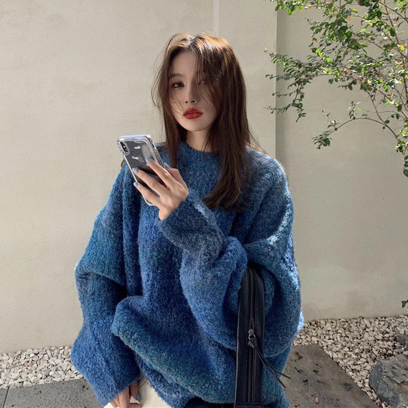 Women's Sweaters Gradient Stripe Thick Knitted Women Sweater Autumn O-Neck Loose Long Sleeve Pullover Knit, Gray
Women's Sweaters Gradient Stripe Thick Knitted Women Sweater Autumn O-Neck Loose Long Sleeve Pullover Knit, Gray