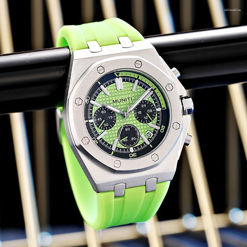 Wristwatches Fashion Quartz Watch For Men Silicone Strap Sport Wristwatch Yellow Green Black Waterproof Chronograph Watches With Auto DateWr, M9005-orange
Wristwatches Fashion Quartz Watch For Men Silicone Strap Sport Wristwatch Yellow Green Black Waterproof Chronograph Watches With Auto DateWr, M9005-orange