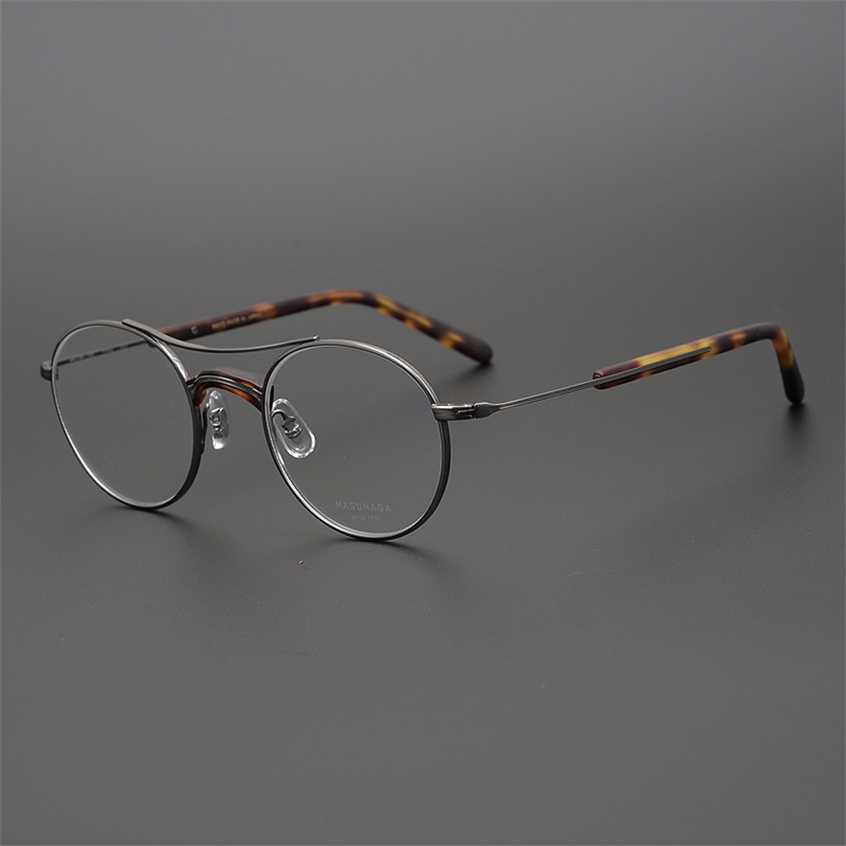 Sunglasses 2023 new MASUNAGA permanent GMS106 double-beam pure titanium myopia optical glasses frame for men and women
Sunglasses 2023 new MASUNAGA permanent GMS106 double-beam pure titanium myopia optical glasses frame for men and women