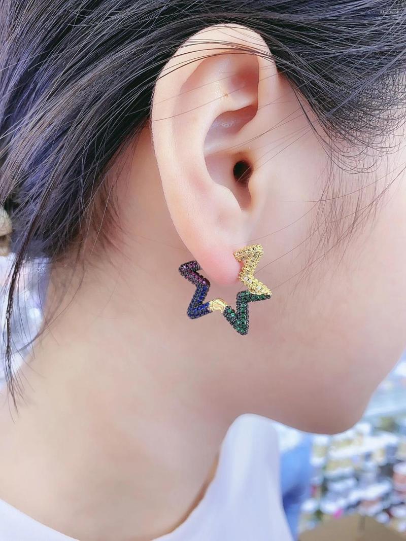 Hoop Earrings 3 Pairs Rainbow CZ Crystal Butterfly Generous Zirconia For Women 2023 Fashion Jewelry
Hoop Earrings 3 Pairs Rainbow CZ Crystal Butterfly Generous Zirconia For Women 2023 Fashion Jewelry