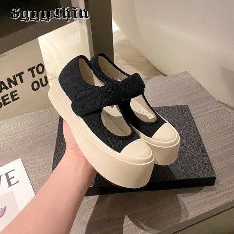 Dress Shoes Women Pumps Mary Jane Flat Heel Platform Canvas Ladies Sandals Female Leisure Round Toe Lolita Daily Footwear Zapatos Mujer 230313, White
Dress Shoes Women Pumps Mary Jane Flat Heel Platform Canvas Ladies Sandals Female Leisure Round Toe Lolita Daily Footwear Zapatos Mujer 230313, White