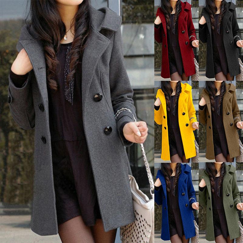 Women's Jackets Fashion Elegant Women Long Sleeve Lapel Collar Windbreaker Casual Double Breasted Hooded Coat Solid Color OuterwearWomen's, Black
Women's Jackets Fashion Elegant Women Long Sleeve Lapel Collar Windbreaker Casual Double Breasted Hooded Coat Solid Color OuterwearWomen's, Black