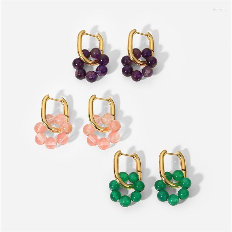 Hoop Earrings Trendy Exquisite Bead Ring Drop For Women Geometric Circle Dangle Daily Wear Jewelry 2023
Hoop Earrings Trendy Exquisite Bead Ring Drop For Women Geometric Circle Dangle Daily Wear Jewelry 2023