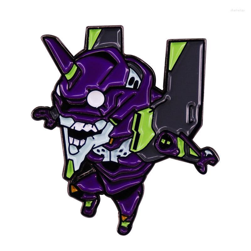 Brooches Anime Lovers Accessories EVA EVA-01 Cute Cartoon Metal Enamel Clothes Coat Lapel Backpack Bag Badge Brooch Pin
Brooches Anime Lovers Accessories EVA EVA-01 Cute Cartoon Metal Enamel Clothes Coat Lapel Backpack Bag Badge Brooch Pin