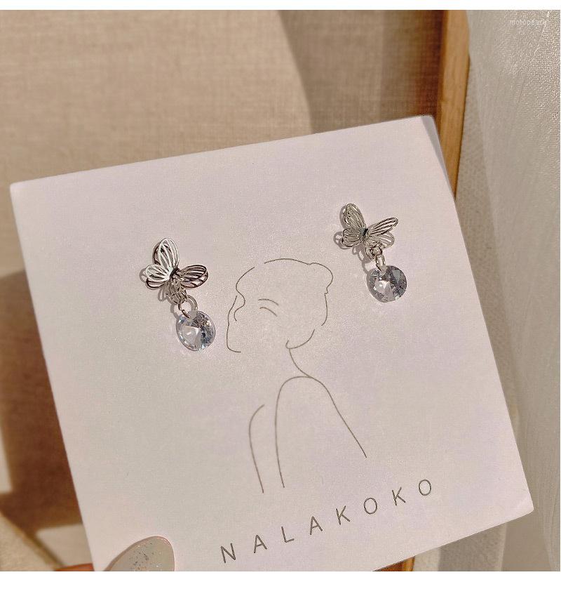 Stud Earrings Colorful L 925 Sterling Silver Temperament Small Butterfly Zircon For Women Korean Fashion Jewelry Elegant Gift
Stud Earrings Colorful L 925 Sterling Silver Temperament Small Butterfly Zircon For Women Korean Fashion Jewelry Elegant Gift