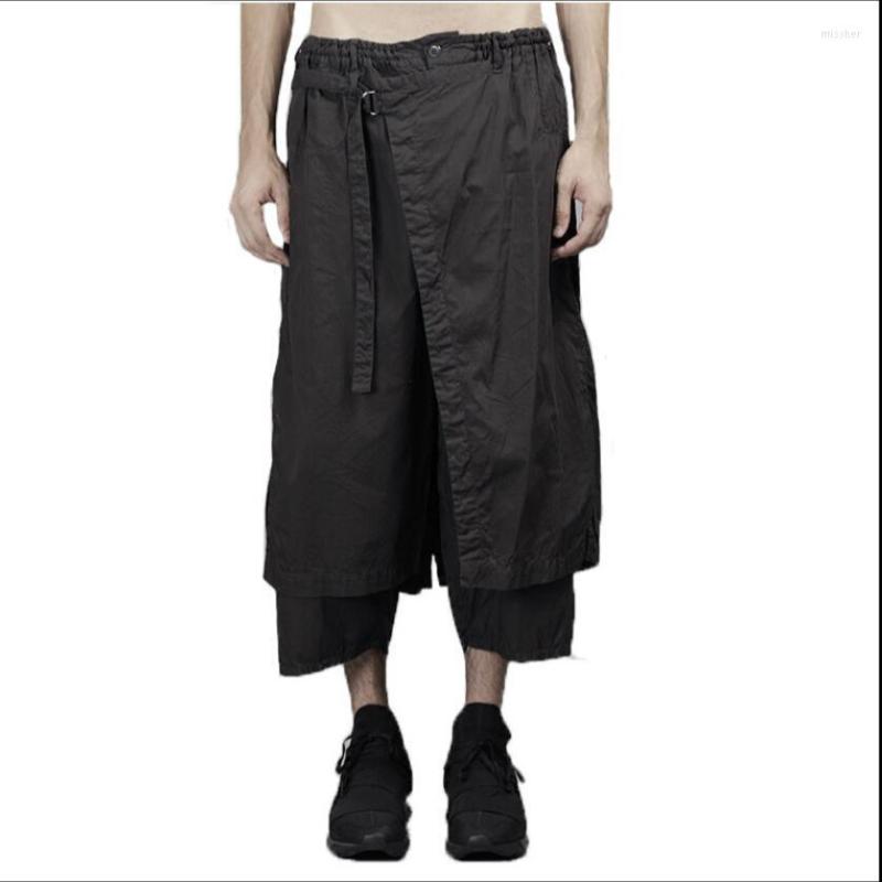 Men's Pants 28-46 Men Clothing Double-layer Cropped Trousers Cotton Casual Youth Solid Color 7 Points Skirts Original Korean, Black
Men's Pants 28-46 Men Clothing Double-layer Cropped Trousers Cotton Casual Youth Solid Color 7 Points Skirts Original Korean, Black