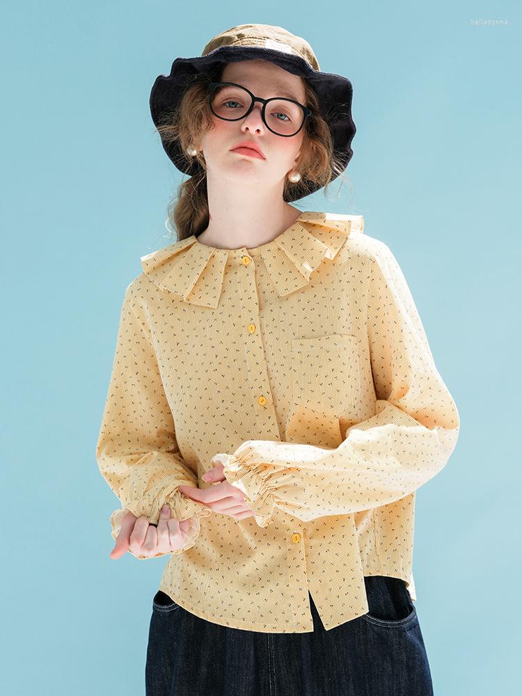 Women' Blouses Imakokoni Original Doll Collar Shirt Vertical Stripe Cherry Floral Cardigan Blouse Long Sleeve Thin T-shirt 234022, Coat
Women' Blouses Imakokoni Original Doll Collar Shirt Vertical Stripe Cherry Floral Cardigan Blouse Long Sleeve Thin T-shirt 234022, Coat