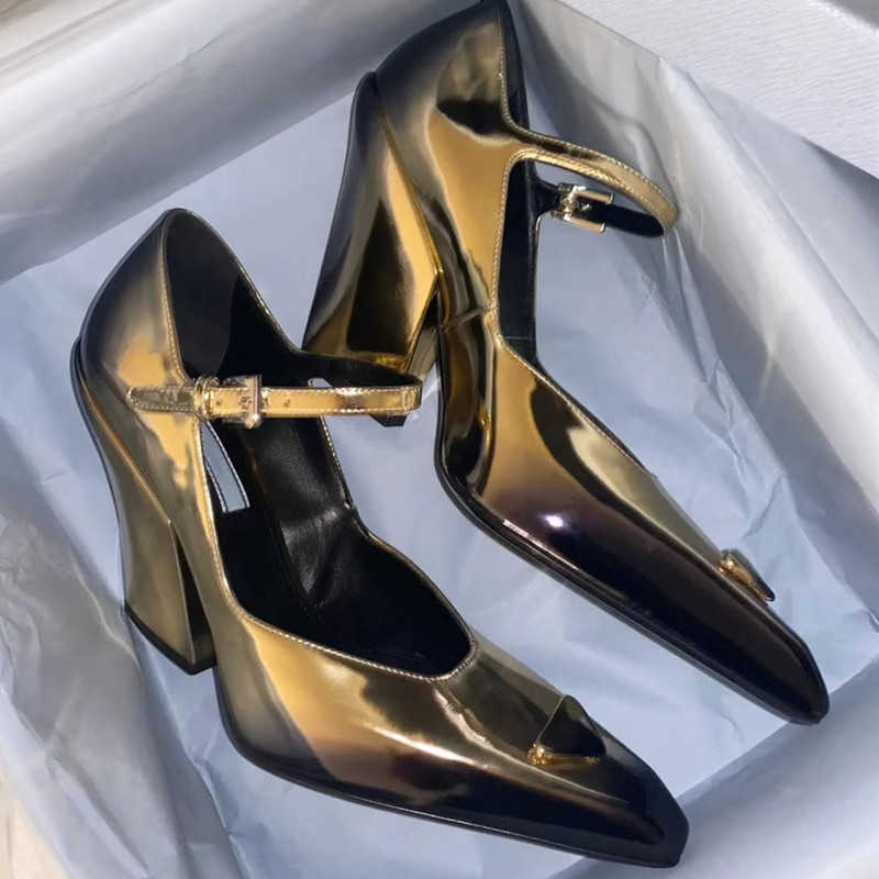 Gradient color triangle thick heel high-heeled shoes for women in the early spring of 2023 new shallow mouth pointed Mary Jane single, Black
Gradient color triangle thick heel high-heeled shoes for women in the early spring of 2023 new shallow mouth pointed Mary Jane single, Black