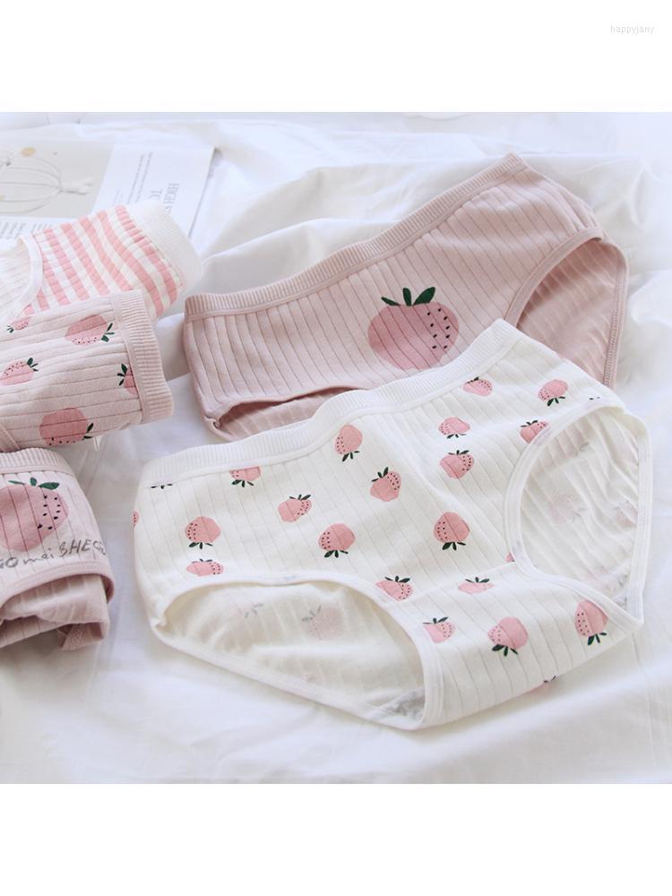 Women's Panties 6pcs Girls Underwear Comfortable Strawberry Breathable Cotton Maiden Briefs Hip Wrapped Pure Crotch Middle Waist Women, Multi
Women's Panties 6pcs Girls Underwear Comfortable Strawberry Breathable Cotton Maiden Briefs Hip Wrapped Pure Crotch Middle Waist Women, Multi