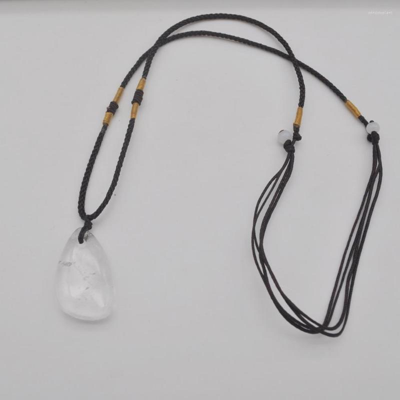 Pendant Necklaces Clear Crystal Stone Adjustable Nylon Rope Braid Necklace Jewelry For Gift F452
Pendant Necklaces Clear Crystal Stone Adjustable Nylon Rope Braid Necklace Jewelry For Gift F452