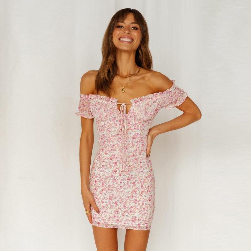 Party Dresses Spring Summer Sexy Backless Slash Neck Slim Mini Dress Women Short Sleeve Ruffled Drawstring Pink Stretchy Bodycon Vestidos, 1653 pink
Party Dresses Spring Summer Sexy Backless Slash Neck Slim Mini Dress Women Short Sleeve Ruffled Drawstring Pink Stretchy Bodycon Vestidos, 1653 pink