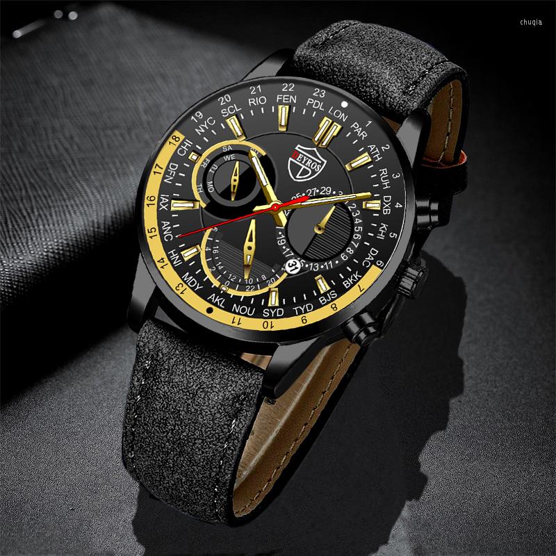 Wristwatches Men's Fashion Watches Luxury Man Sports Stainless Steel Quartz Wrist Watch For Men Business Casual Leather Reloj Hombre, Leather black gold
Wristwatches Men's Fashion Watches Luxury Man Sports Stainless Steel Quartz Wrist Watch For Men Business Casual Leather Reloj Hombre, Leather black gold
