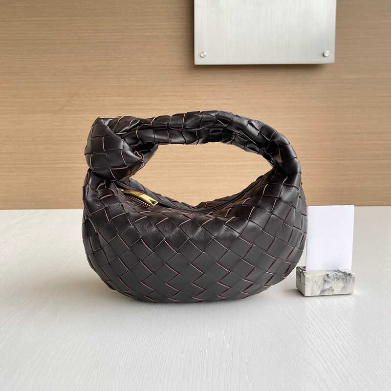 Evening Bags Candy Bags And Mini Jodie Tote Real Sheepskin Knotted Bag Satchel Cloud Bag Dumplings Knitting Handbag 230726