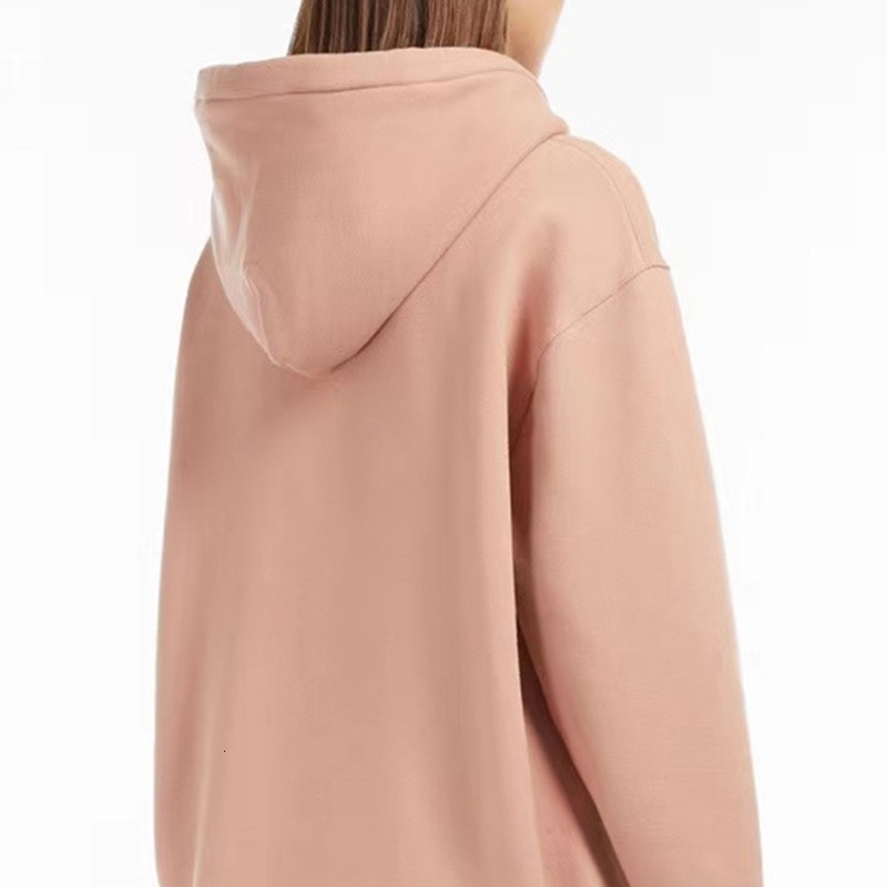 Men's Hoodies Sweatshirt's Embroidery Letter Loose Long Sleeve Casual Cotton Female Hooded Sweatshirt Autumn Winter 230323Z