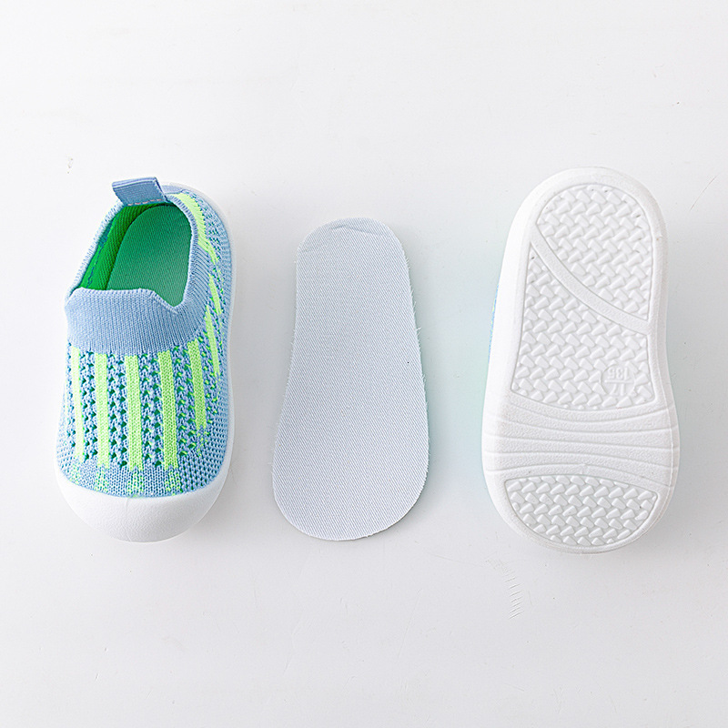 First Walkers Summer Selling Baby Walking Shoes Soft Soled Baby Mesh Shoes Anti-slip Breathable Mesh Shoes 230314