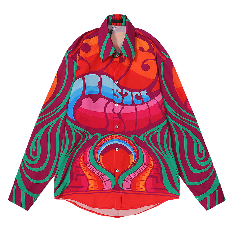 Luxury Designer Shirts Mens Fashion Geometric classic print black bowling shirt Hawaii Floral Casual Shirts Men Slim Fit long Sleeve, As the picture shows
Luxury Designer Shirts Mens Fashion Geometric classic print black bowling shirt Hawaii Floral Casual Shirts Men Slim Fit long Sleeve, As the picture shows
