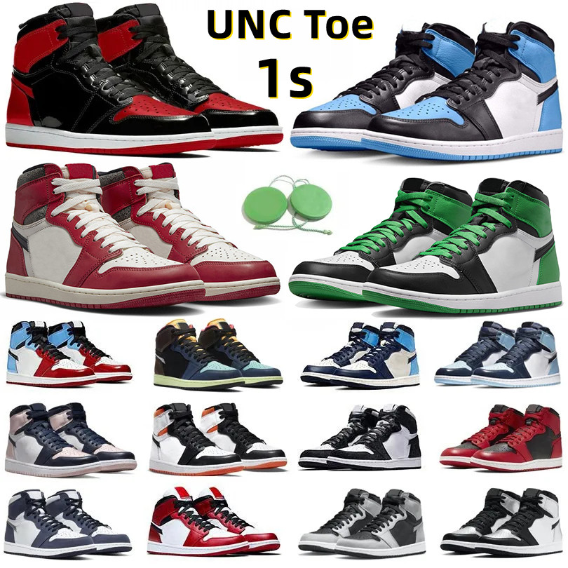 Jumpman 1 1s UNC Toe Mens Basketball Shoes Lost Found Lucky Green StarFish Bred Patent Dark Mocha Grey Fog Denim Silver Shadow Men Women Trainers Sports Sneakers, Color#33
Jumpman 1 1s UNC Toe Mens Basketball Shoes Lost Found Lucky Green StarFish Bred Patent Dark Mocha Grey Fog Denim Silver Shadow Men Women Trainers Sports Sneakers, Color#33