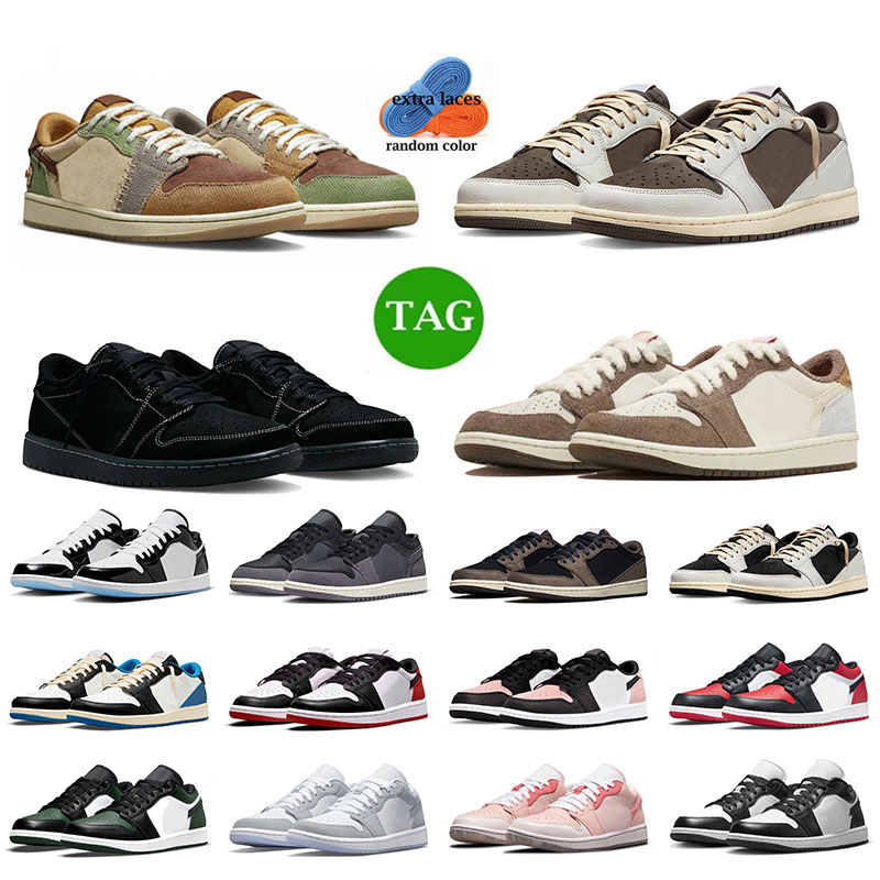 

Shoes Us 13 Low 1 Women Jumpman 1s Year of the Rabbit Zion Williamson Voodoo Black Phantom Reverse Mocha Fragment Mens Big Size Sneakers, 36-47 travis scotts x fragment