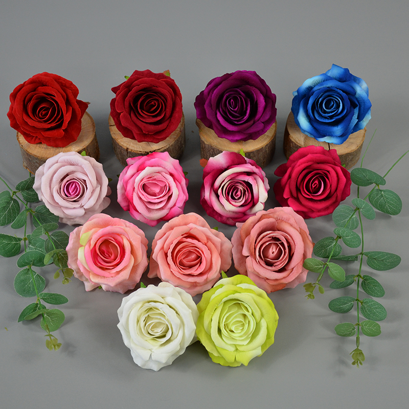 50Pcs High Quality Silk Rose Flower Heads Artificial Flowers for Wreaths Decoration, Blue
50Pcs High Quality Silk Rose Flower Heads Artificial Flowers for Wreaths Decoration, Blue