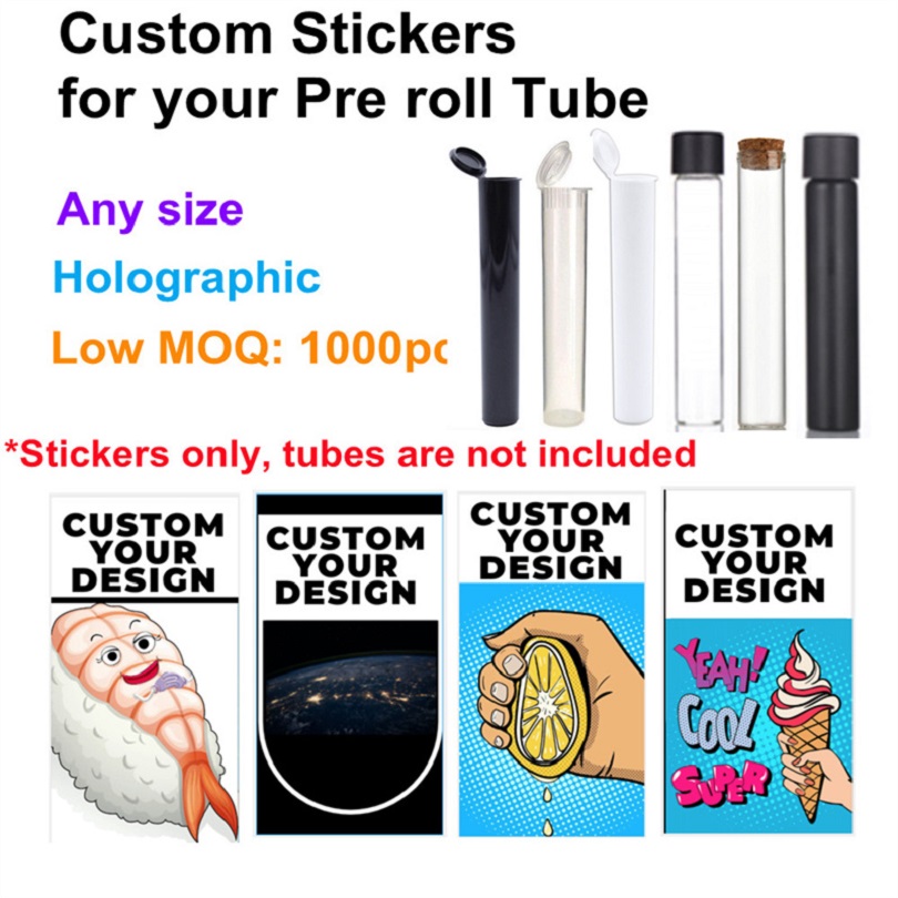 Custom Packaging Paper Sticker for press sealing tin cans custom jars preroll tube stickers logo low MOQ 1000pcs Wholesale
Custom Packaging Paper Sticker for press sealing tin cans custom jars preroll tube stickers logo low MOQ 1000pcs Wholesale
