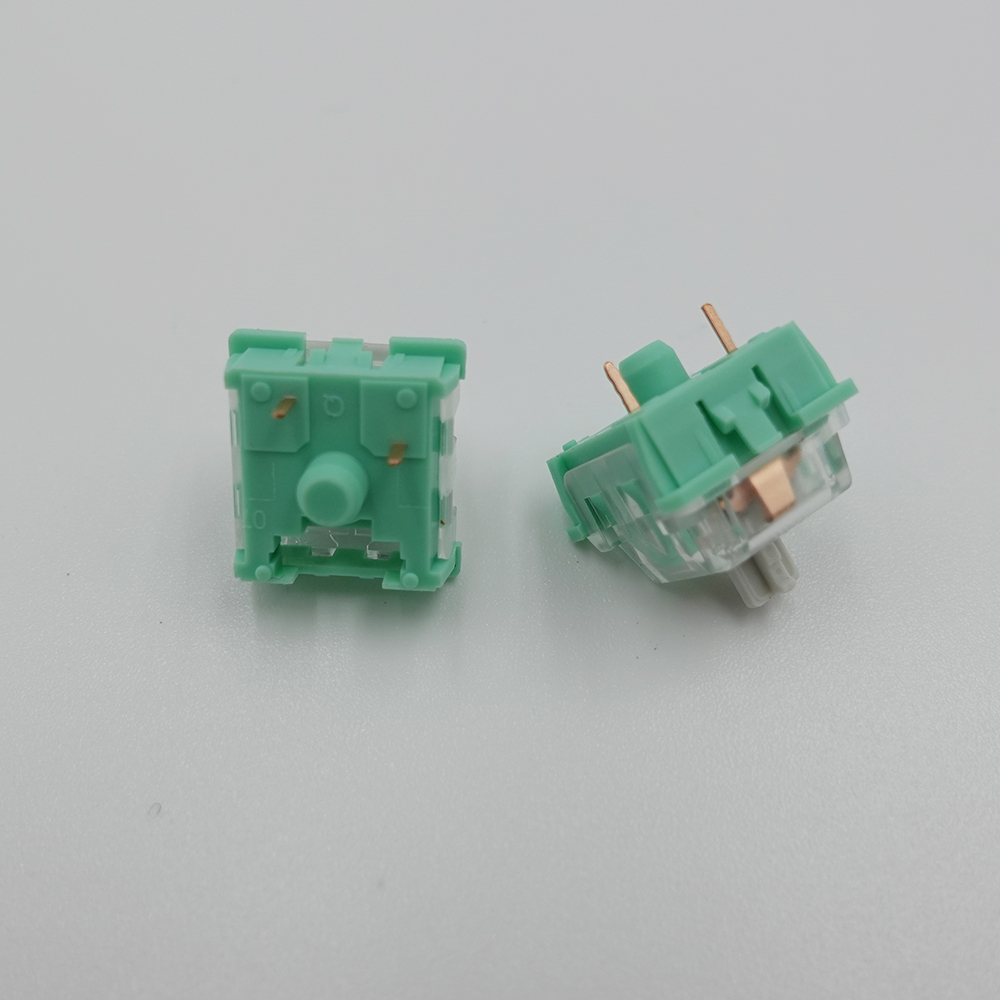 KTT Switch Cabbage Switches Mechanical Keyboard Linear 3pin Thin pins Gaming Compatible with MX Switch Custom Mahjong Sound