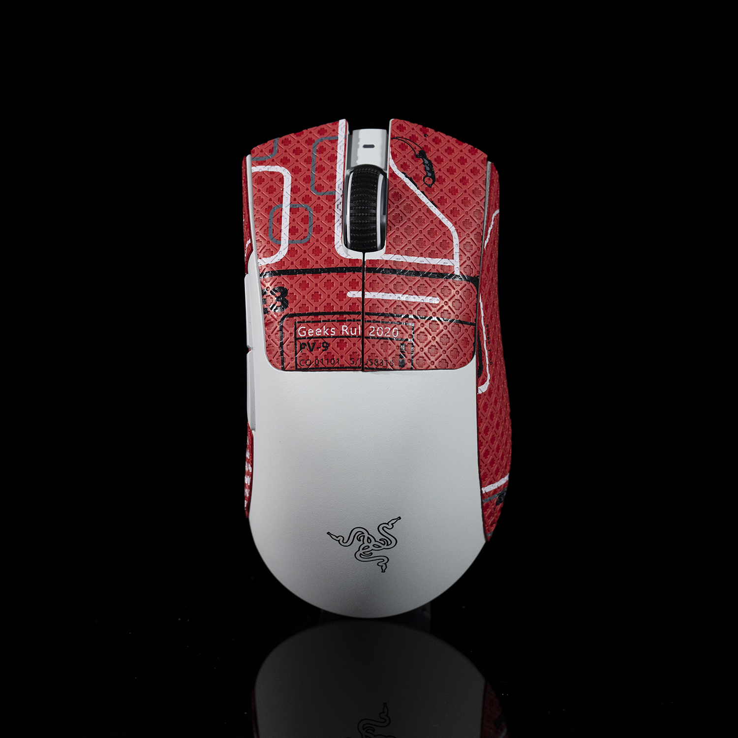 Mouse Stickers for Razer DeathAdder V3 Pro Wireless Gaming Mouse Accessories