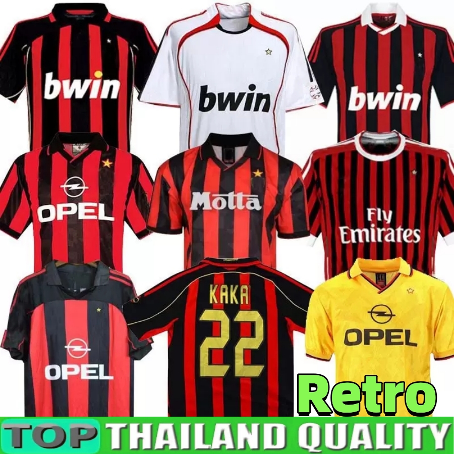 90 91 Retro shirts SOCCER JERSEYS 95 96 97 Gullit 01 02 03 13 14 Maldini Van Basten football KAKA Inzaghi 06 07 09 10 PIRLO SHEVCHENKO BAGGIO VAN BASTEN Ac MIlans JERSEY, 01/02 home jersey
90 91 Retro shirts SOCCER JERSEYS 95 96 97 Gullit 01 02 03 13 14 Maldini Van Basten football KAKA Inzaghi 06 07 09 10 PIRLO SHEVCHENKO BAGGIO VAN BASTEN Ac MIlans JERSEY, 01/02 home jersey