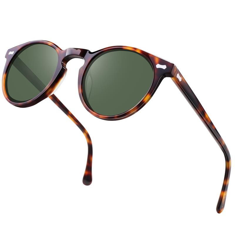 Polarized sunglasses women carfia 5288 oval designer sunglasses for men UV 400 protection acatate resin glasses 5 colors with box