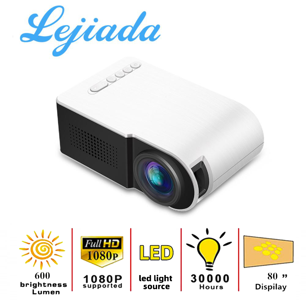 YG210 LED Mini Portable 600 Lumen 3.5mm Audio Support 1080p HD Playback HDMI-compatible USB Projector Home Media Player
YG210 LED Mini Portable 600 Lumen 3.5mm Audio Support 1080p HD Playback HDMI-compatible USB Projector Home Media Player