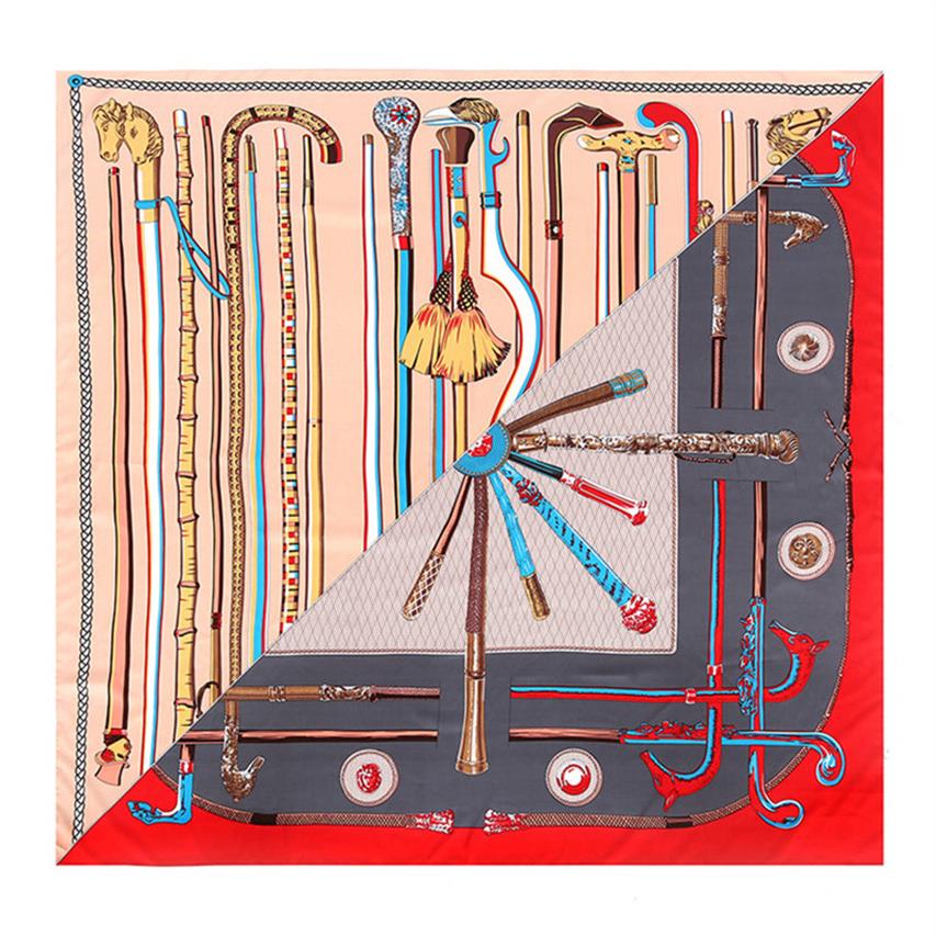 New Twill Silk Scarf Women Mace Printing Square Scarves Fashion Wraps Female Foulard Large Hijab Big Shawl Neckerchief 130cm 130CM3122
New Twill Silk Scarf Women Mace Printing Square Scarves Fashion Wraps Female Foulard Large Hijab Big Shawl Neckerchief 130cm 130CM3122