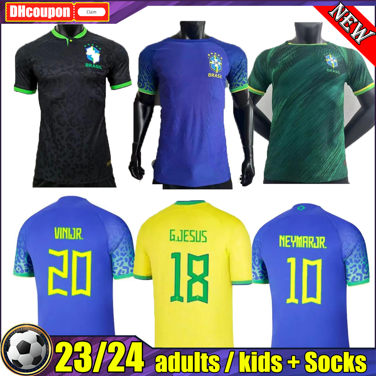 22 23 BRASIL NERES RAPHINHA soccer jerseys Player Version 2022 2023 CASEMIRO camiseta de futebol BraziLS G.JESUS ANTONY VINI JR. national team football shirt Kits, 10player version
22 23 BRASIL NERES RAPHINHA soccer jerseys Player Version 2022 2023 CASEMIRO camiseta de futebol BraziLS G.JESUS ANTONY VINI JR. national team football shirt Kits, 10player version