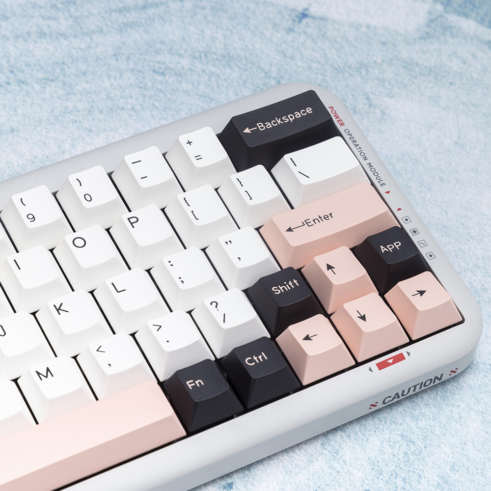 GMK Olivia Keycap Cherry Profile PBT Keycaps Pink Black White 178 Key Cap Set for Mechanical Gaming Keyboard MX Custom DIY