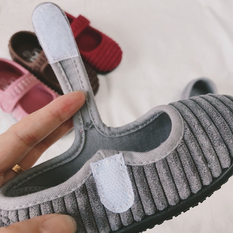 First Walkers born Baby Shoes Girls Princess Shoes Solid Colors Anti-slip Soft Sole Cotton Flat First Walker Infant Accessories 230314