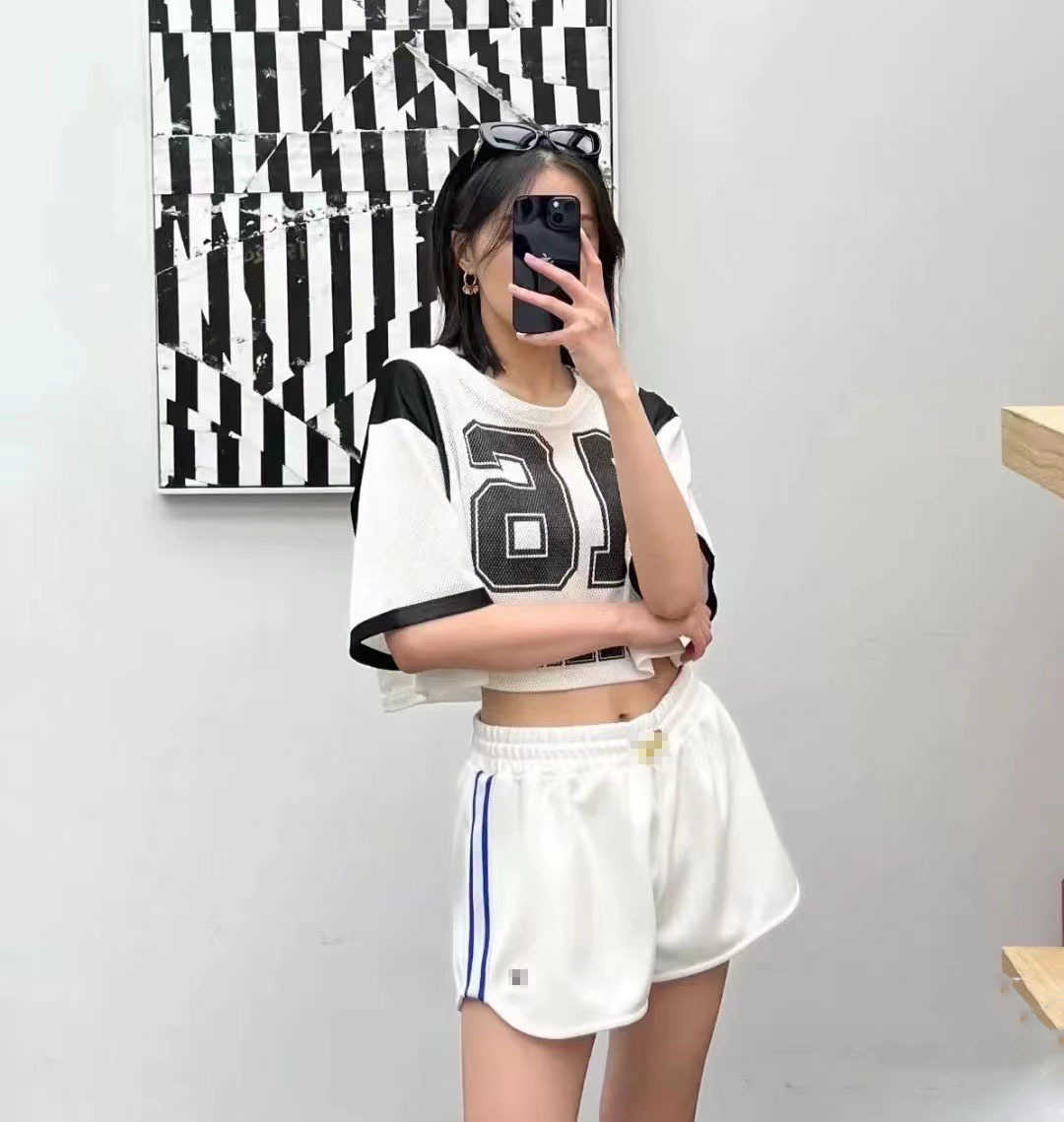Womens Shorts Cell Line Tousers Style 2023 Elastic Waist Triumphal Arch Sports Pants Casual Fashion Designer Luxury Brand Niche Ins Cel FQI5, White4
Womens Shorts Cell Line Tousers Style 2023 Elastic Waist Triumphal Arch Sports Pants Casual Fashion Designer Luxury Brand Niche Ins Cel FQI5, White4