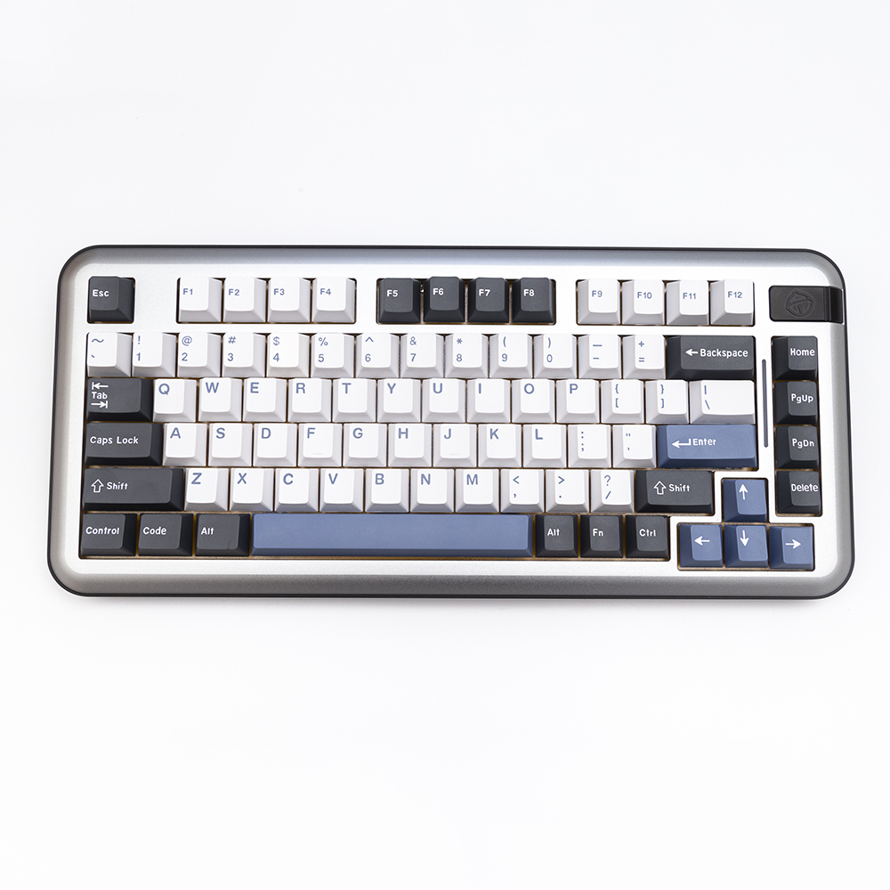 GMK Arctic Keycaps Mechanical Keyboard Double Shot PBT Keycap Cherry Profile White ISO 173 Keys Cap for MX Switch GK64