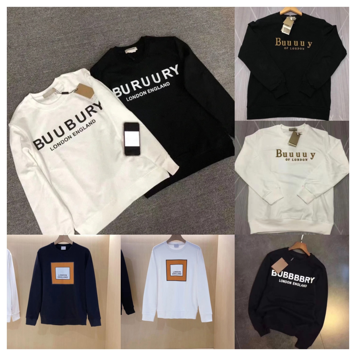 luxury Designer Sweatshirts Mens Pullovers Womens Fashion burbrery Men Hoodies Sweatshirt Long Slevee Letter Print Autumn Winter Hoodie Casual Tops fa Y5IB#