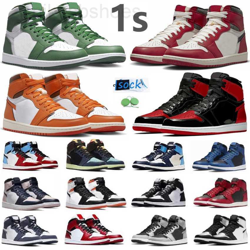 1 1s mens Basketball Shoes Sneaker Lost Found Gorge Green Yellow Toe StarFish Bred Patent Dark Mocha Grey Fog Denim Newstalgia Toe Men Women, Color#49
1 1s mens Basketball Shoes Sneaker Lost Found Gorge Green Yellow Toe StarFish Bred Patent Dark Mocha Grey Fog Denim Newstalgia Toe Men Women, Color#49