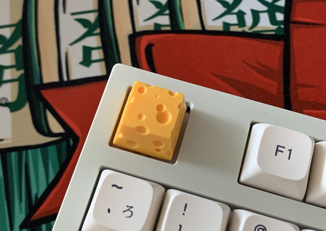 ESC KeyCaps Cheese Cake Game Computer Mechanical Keyboards Key Caps Accessories
