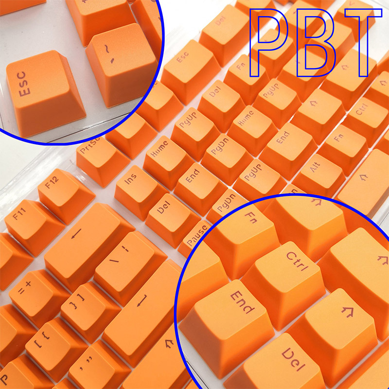 New PBT Diy Key Caps Gaming Transparent MX Keycaps For Mini Mechanical Keyboard ISO Layout 61/64/68/71/72/82/84/87 Keys Gamer