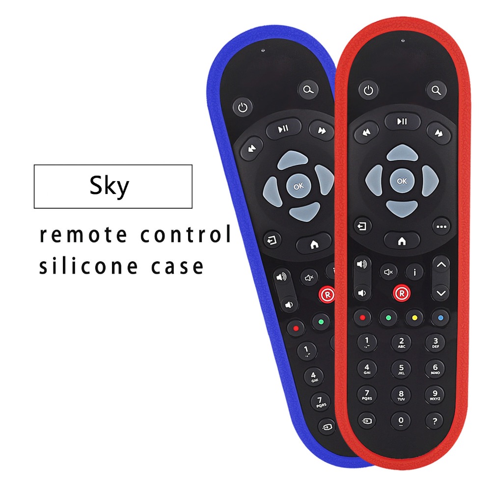 Smart TV Remote Control Covers For SKY Q Shockproof Protective Case Compatible Touch And Non-Touch Skin-Friendly With Hand Loop