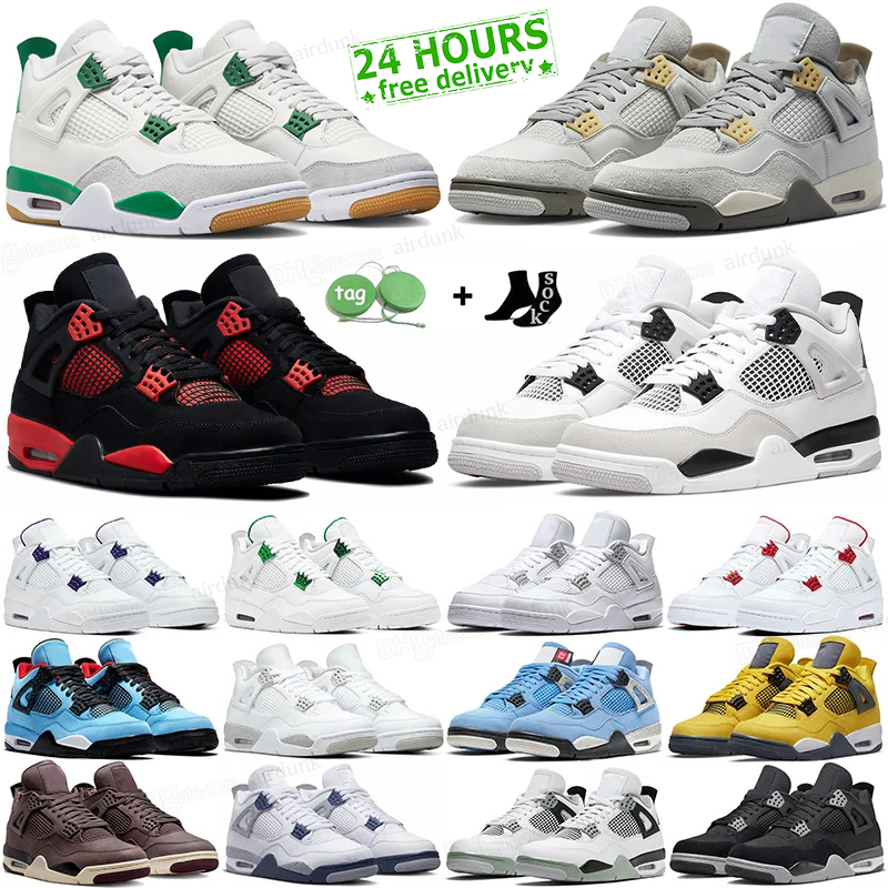 Jumpman 4 4s Mens Basketball Shoes Pine Green Military Black Cat Canvas Red Thunder University Blue Thunder Pink Cactus Jack Men Women Trainers Outdoor Sneakers 36-47, 20
Jumpman 4 4s Mens Basketball Shoes Pine Green Military Black Cat Canvas Red Thunder University Blue Thunder Pink Cactus Jack Men Women Trainers Outdoor Sneakers 36-47, 20