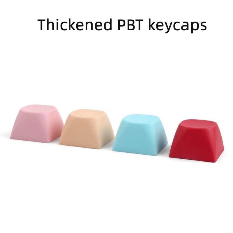 PBT Blank Thick Spherical Keycap Custom DIY 10Key Cherry Profile Gamer 1U 1X Keycaps Cute for Mechanical Keyboard Mx Switches