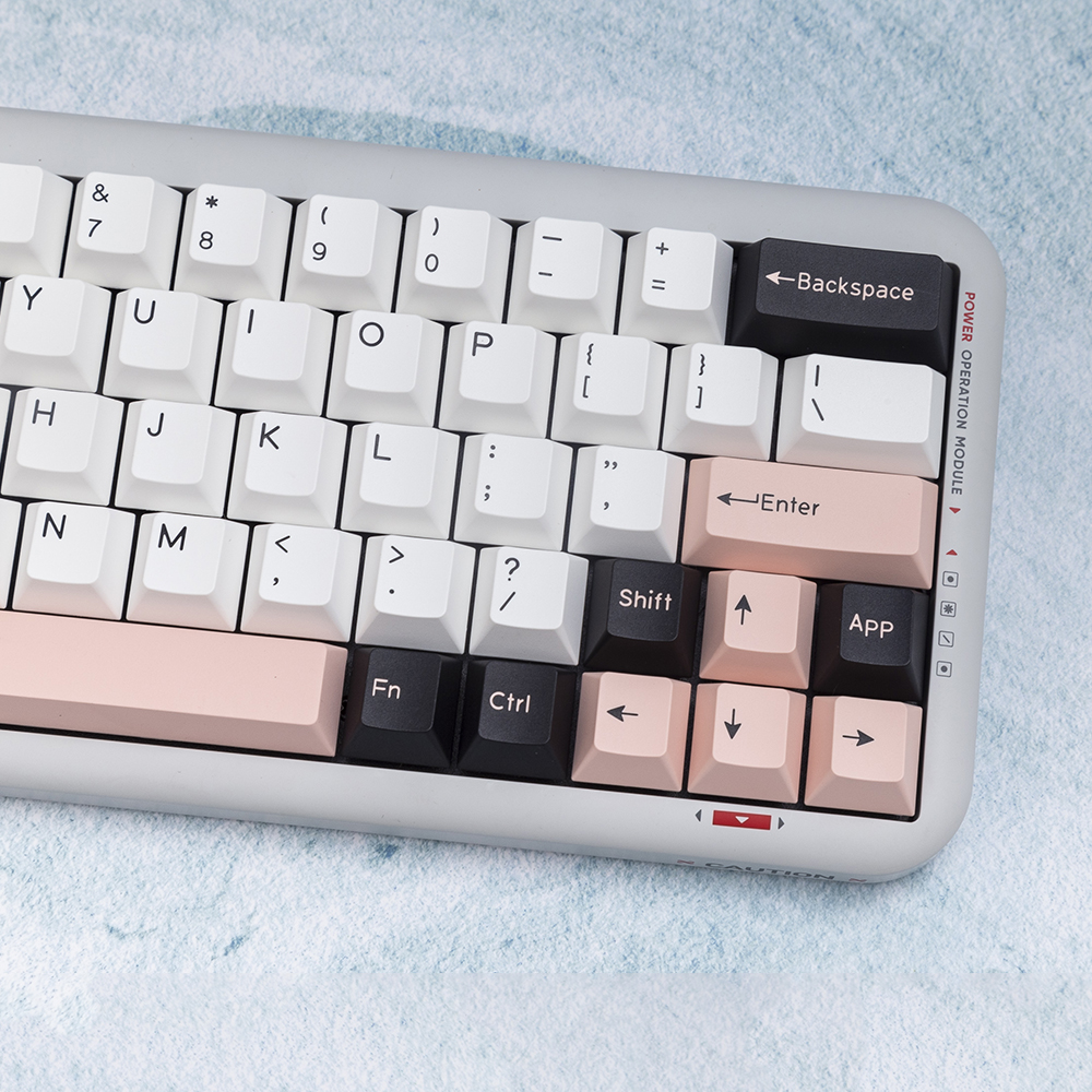 GMK Olivia Keycap Cherry Profile PBT Keycaps Pink Black White 178 Key Cap Set for Mechanical Gaming Keyboard MX Custom DIY