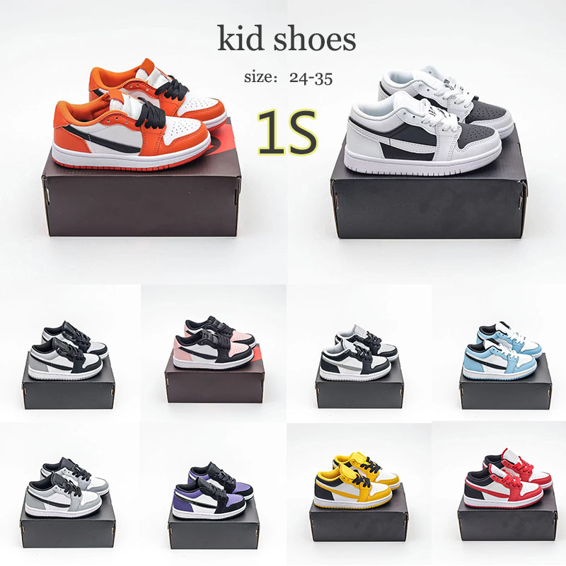 1s Athletic Shoes Jumpman 1 Low Sneakers kids shoes boys Trainers J1 Black Toe Light Smoke Grey Reverse Mocha Starfish Court Purple Panda Royal Yellow Sports dhgate, 24
1s Athletic Shoes Jumpman 1 Low Sneakers kids shoes boys Trainers J1 Black Toe Light Smoke Grey Reverse Mocha Starfish Court Purple Panda Royal Yellow Sports dhgate, 24