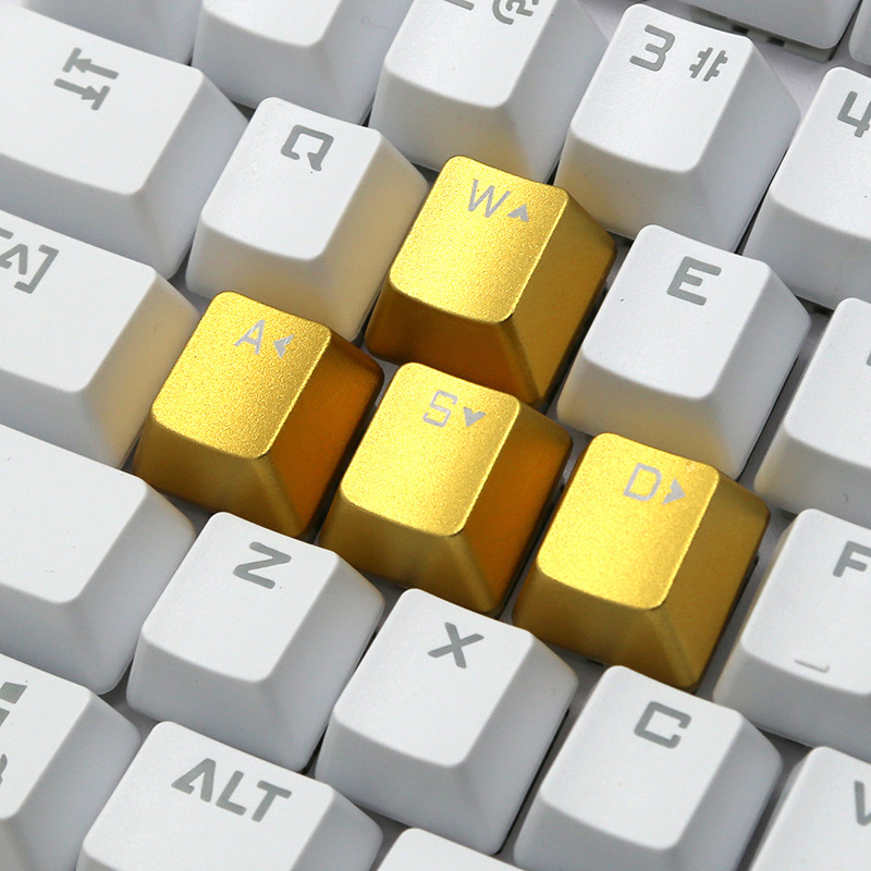 Aluminum Keycaps WASD Up Down Left Right Direction ESC Keyboard Gaming Key Combinations Computer Peripherals