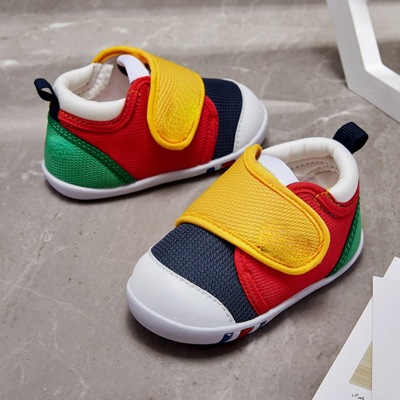 First Walkers Baby and Infant Toddler Shoes Spring and Autumn Boys and Girls Classic Soft-Sole Functional Shoes Step Front Children's Shoes 23031